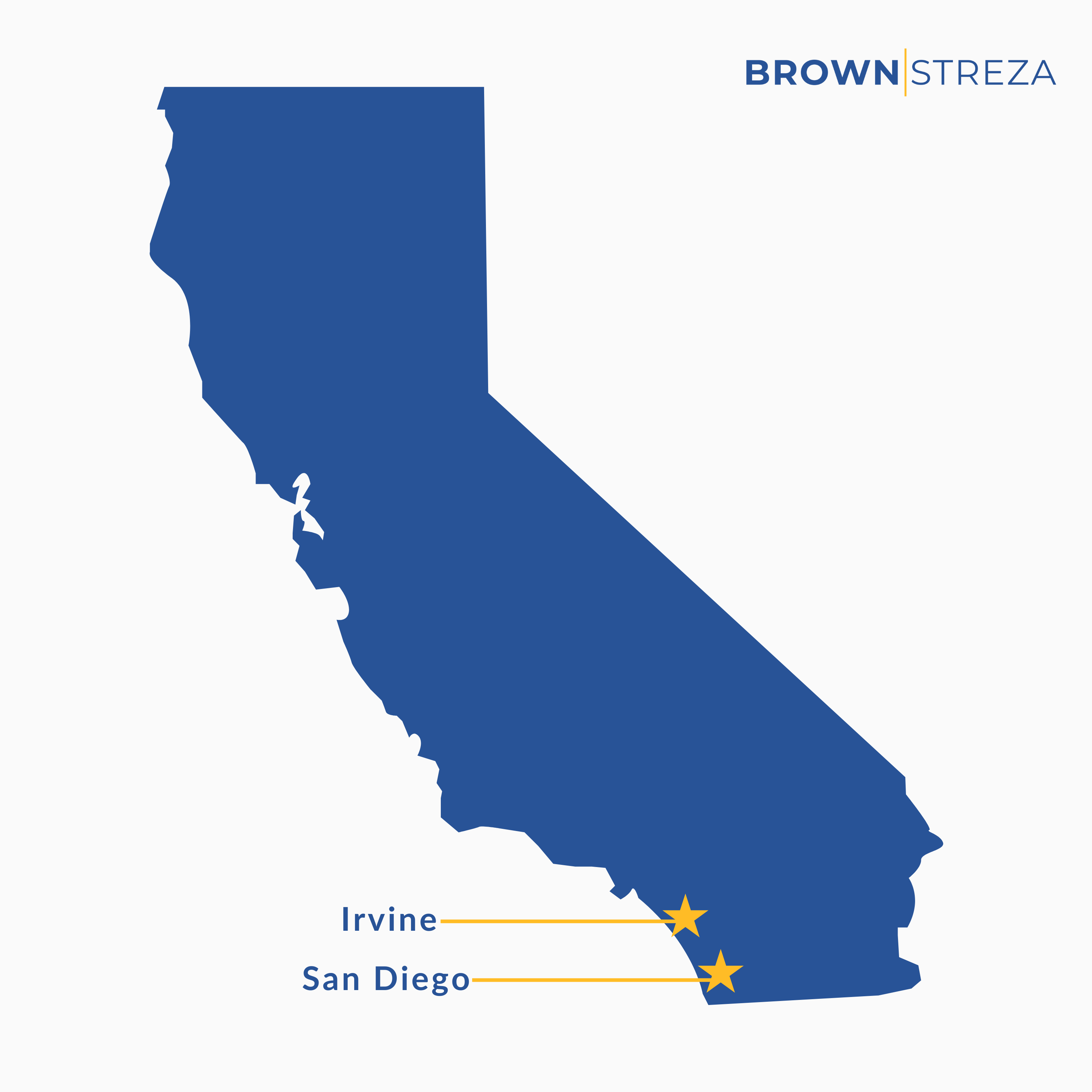 Brown & Streza Expands Presence with New San Diego Office Brown Streza
